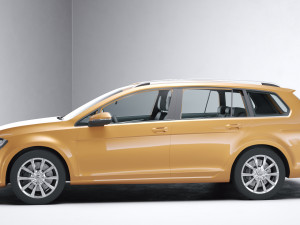Volkswagen Golf 2013 3D मॉडल