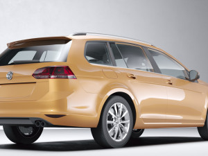Volkswagen Golf 2013 3D मॉडल
