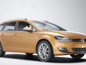 Volkswagen Golf 2013 3D Model