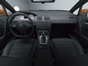 Volkswagen Golf 2013 3D मॉडल