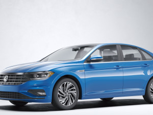 Volkswagen Jetta SEL Premium 2018 Model 3D
