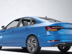 Volkswagen Jetta SEL Premium 2018 Model 3D