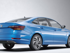Volkswagen Jetta SEL Premium 2018 Model 3D
