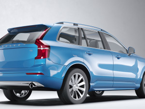 Volvo XC90 2015 Modèle 3D