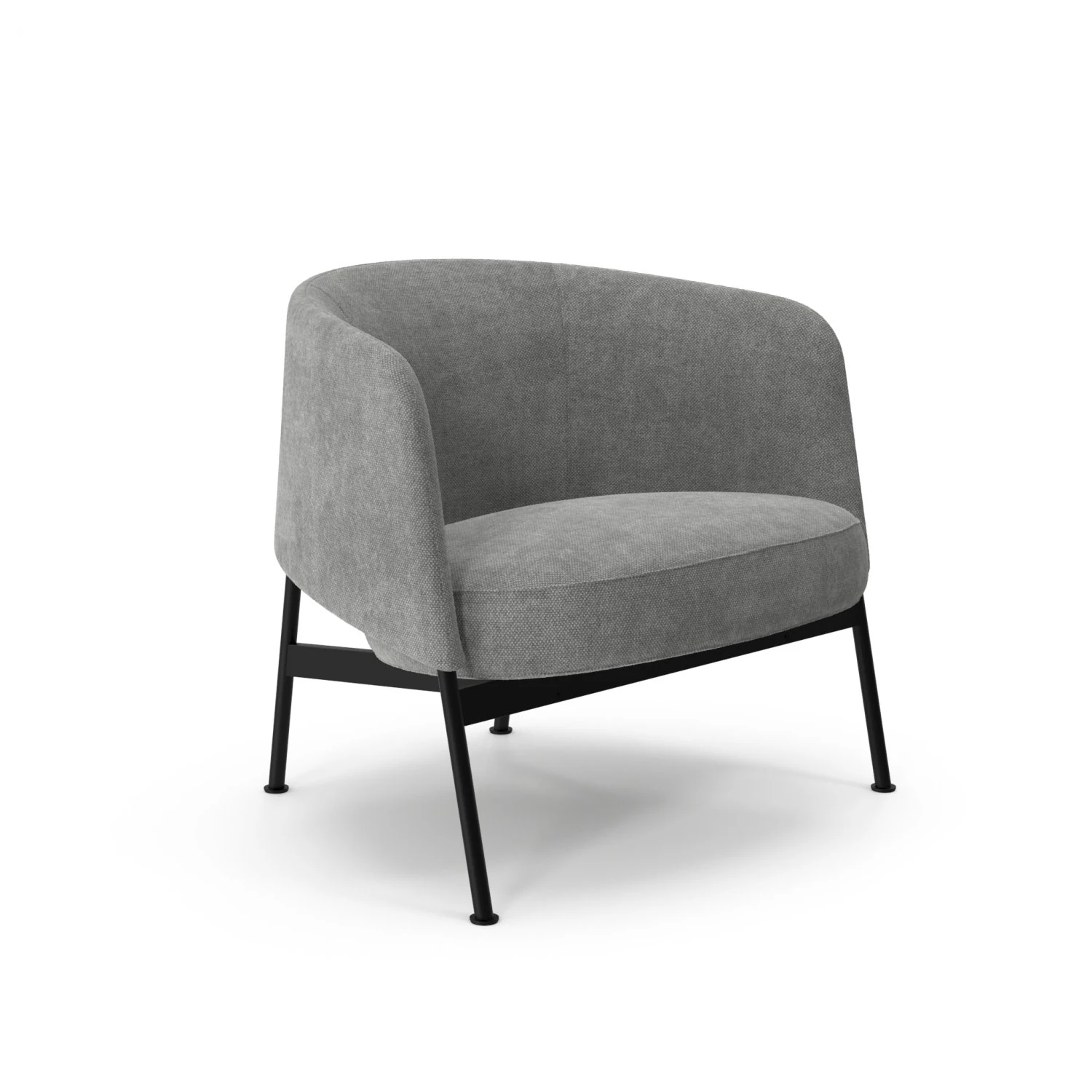 Collar Lounge Chair 3D Model .c4d .max .obj .3ds .fbx .stl .blend 