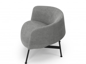 Collar Lounge Chair Modelo 3D