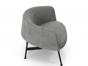 Collar Lounge Chair Modelo 3D