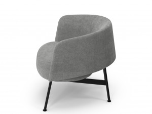 Collar Lounge Chair Modelo 3D