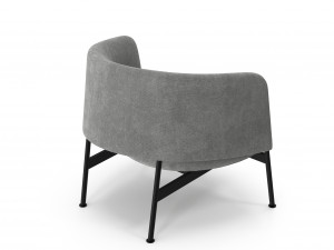 Collar Lounge Chair Modelo 3D