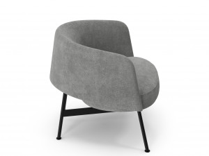 Collar Lounge Chair Modelo 3D