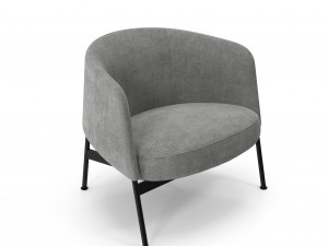 Collar Lounge Chair Modelo 3D