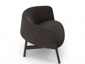 Collar Lounge Chair 3D Model