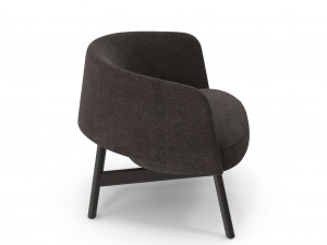 Collar Lounge Chair 3D Model