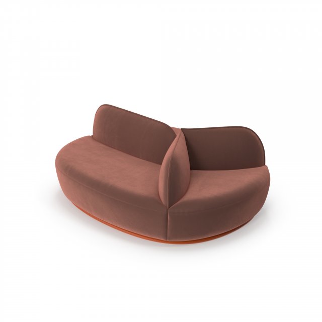 La Isla Office Sofa 3D Model .c4d .max .obj .3ds .fbx .stl .blend 