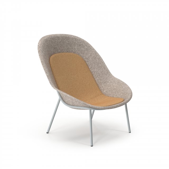 Lounge Chair 3D Model .c4d .max .obj .3ds .fbx .stl .blend 