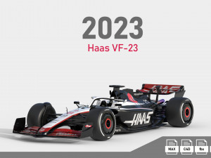 F1 Haas VF-23 2023 3D Model