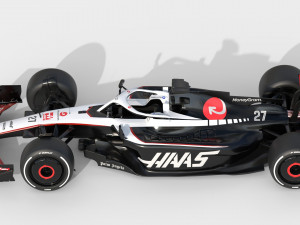 F1 Haas VF-23 2023 3D 모델