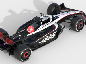 F1 Haas VF-23 2023 3D 모델