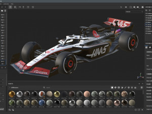 F1 Haas VF-23 2023 3D 모델