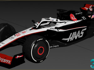 F1 Haas VF-23 2023 3D 모델