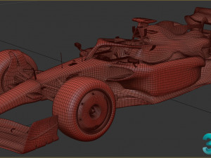 F1 Haas VF-23 2023 3D 모델
