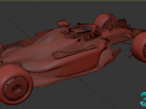 F1 Haas VF-23 2023 3D 모델