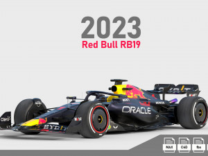 F1 RedBul RB19 2023 3D Model