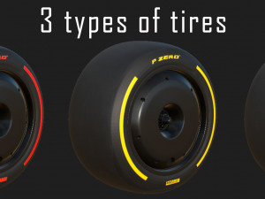 F1 Williams FW45 2023 3D Модель