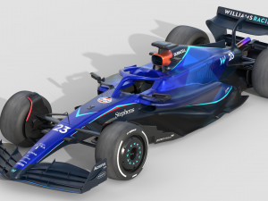 F1 Williams FW45 2023 3D Модель