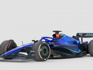 F1 Williams FW45 2023 3D Модель