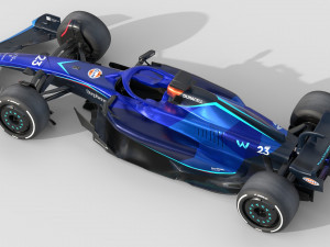 F1 Williams FW45 2023 3D Модель