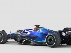 F1 Williams FW45 2023 3D Модель