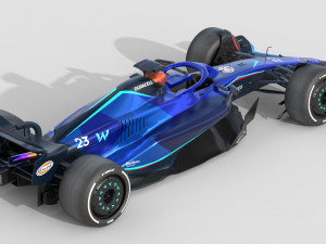 F1 Williams FW45 2023 3D Модель
