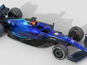 F1 Williams FW45 2023 Modelo 3D