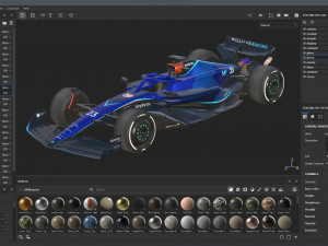 F1 Williams FW45 2023 3D Модель