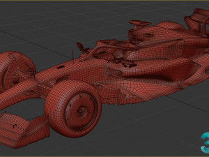 F1 Williams FW45 2023 3D Модель