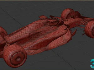 F1 Williams FW45 2023 Modelo 3D