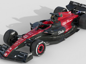 F1 Alfa Romeo C43 2023 Modelo 3D
