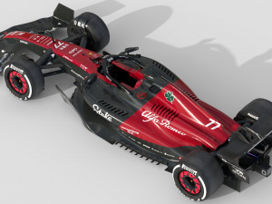 F1 Alfa Romeo C43 2023 Modelo 3D