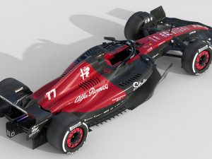 F1 Alfa Romeo C43 2023 Modelo 3D