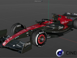 F1 Alfa Romeo C43 2023 Modelo 3D