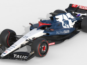 F1 Alpha Tauri AT04 2023 3D 모델