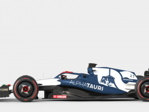 F1 Alpha Tauri AT04 2023 3D 모델
