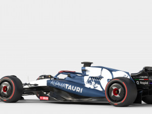 F1 Alpha Tauri AT04 2023 3D 모델
