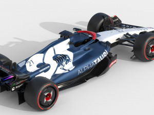 F1 Alpha Tauri AT04 2023 3D 모델