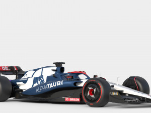 F1 Alpha Tauri AT04 2023 3D 모델