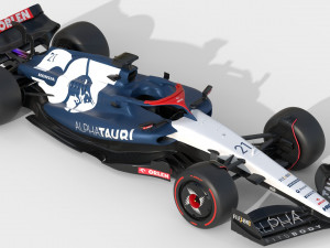 F1 Alpha Tauri AT04 2023 3D 모델