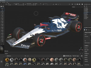 F1 Alpha Tauri AT04 2023 3D 모델