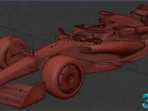 F1 Alpha Tauri AT04 2023 3D 모델
