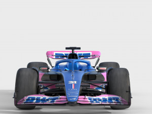 F1 Alpine A523 2023 3D-Modell